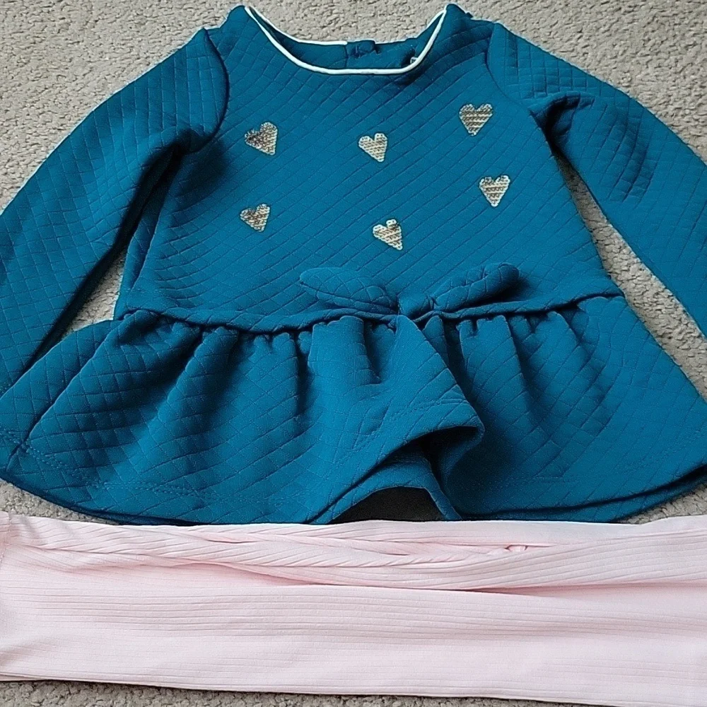 NWT Nannette Toddler Girl's 2 Piece Outfit